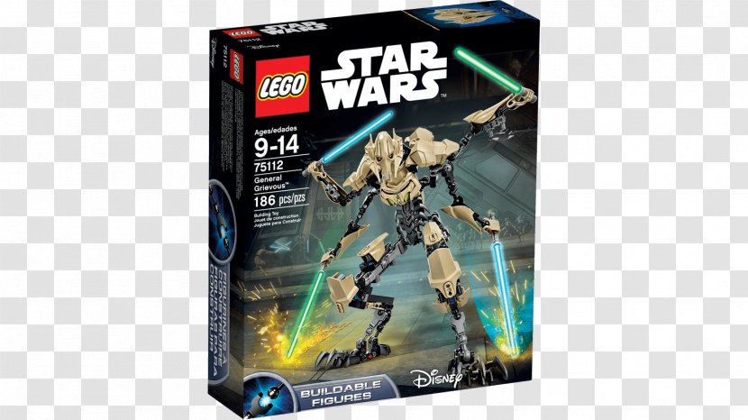 General Grievous Obi-Wan Kenobi Battle Droid Anakin Skywalker LEGO - Star Wars Transparent PNG