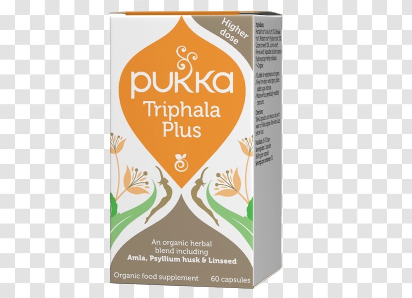 Dietary Supplement Organic Food Tea Pukka Herbs Triphala - Superfood Transparent PNG