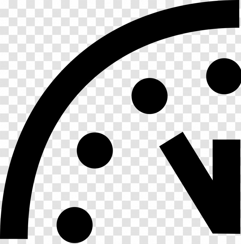 Doomsday Clock Bulletin Of The Atomic Scientists Symbol - Nuclear Weapon Transparent PNG