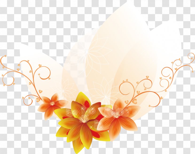 Floral Design Au Smartphone Flower Samsung Electronics - Yellow - Painted Flowers Vector Transparent PNG