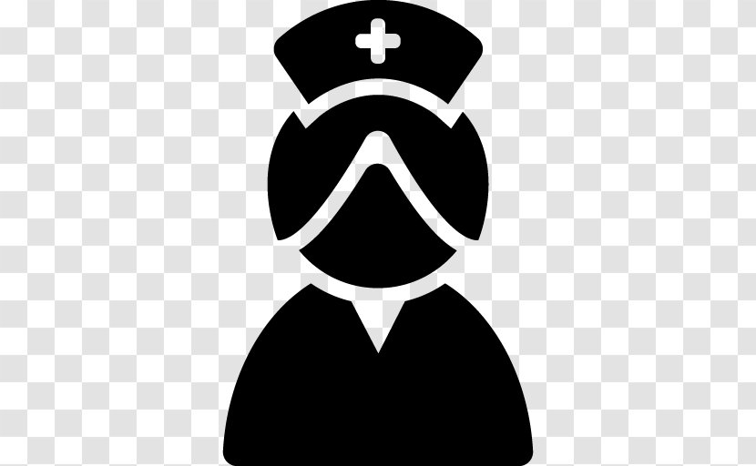 Nursing Silhouette Nurse's Cap Clip Art - Medicine Transparent PNG