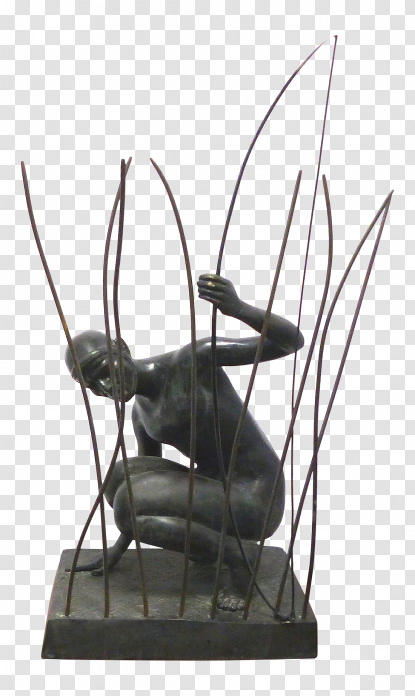 Bronze Sculpture Zeitgeist - Spirit Of Time Art FigurineArt Deco Transparent PNG