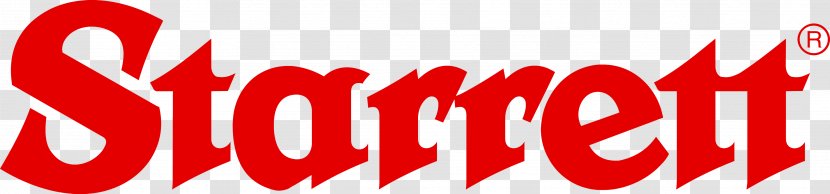 Logo L. S. Starrett Company Brand Tool Vector Graphics - Red - Hipercard Transparent PNG