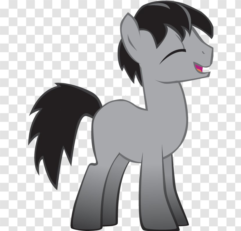 My Little Pony Horse Mane Gray - Blue Hair Transparent PNG