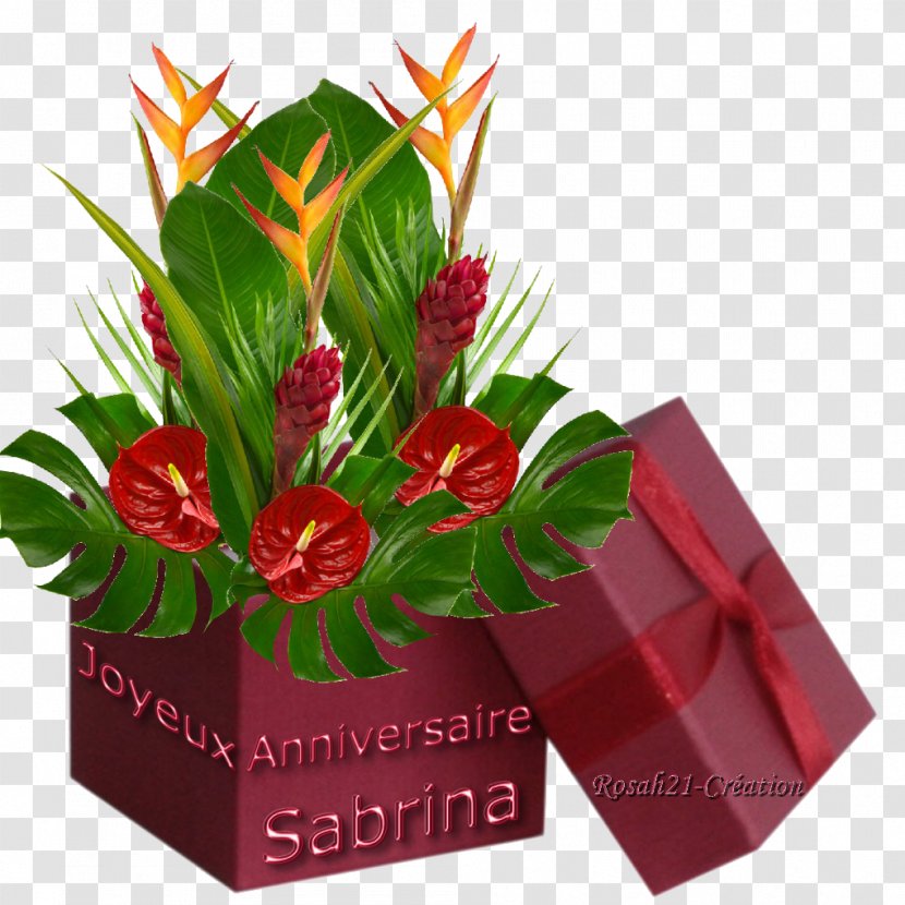 Floral Design Cut Flowers Gift Croissant Flower Bouquet - Dentelle Transparent PNG