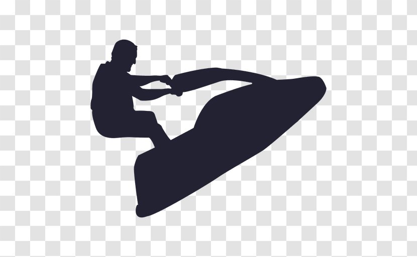 Silhouette Motorcycle Personal Water Craft - Skiing Transparent PNG