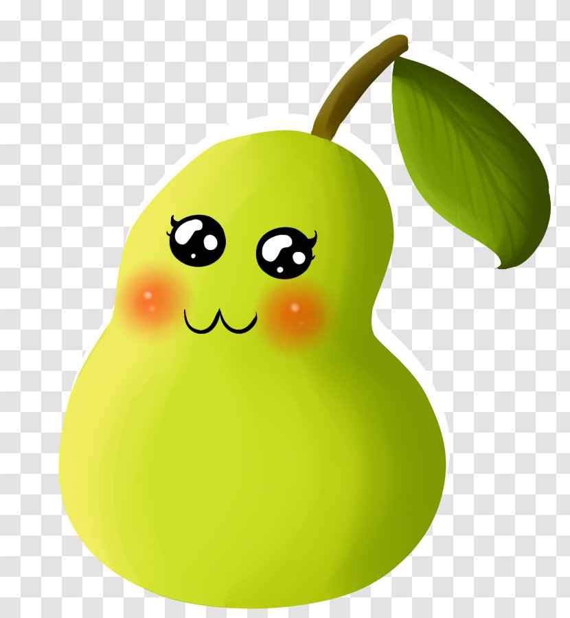 Pear Drawing Kavaii - 2017 - Pera Transparent PNG