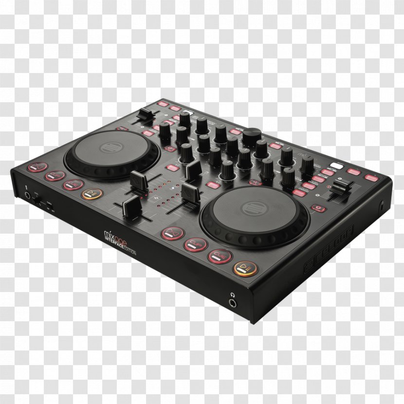 Audio Mixers DJ Controller MIDI Controllers Disc Jockey - Silhouette - Watercolor Transparent PNG