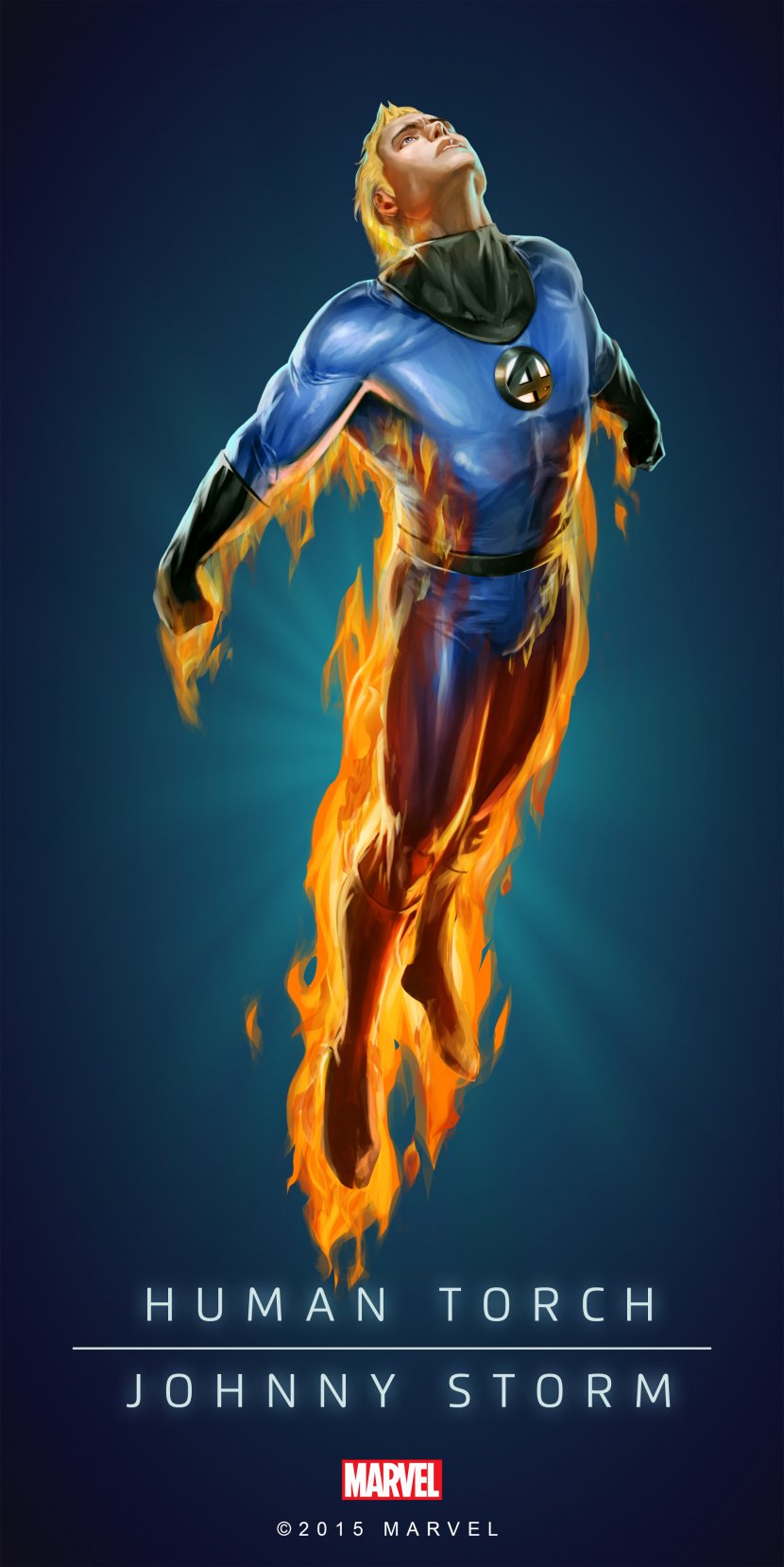 Marvel Puzzle Quest Heroes 2016 Human Torch Silver Surfer Invisible Woman - Comics Transparent PNG