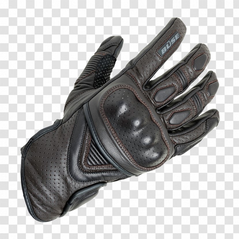 Glove Motorcycle Personal Protective Equipment Leather Clothing - Lining Transparent PNG