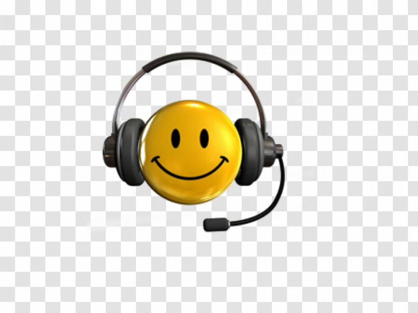 Customer Service T-shirt Smiley - Audio Transparent PNG