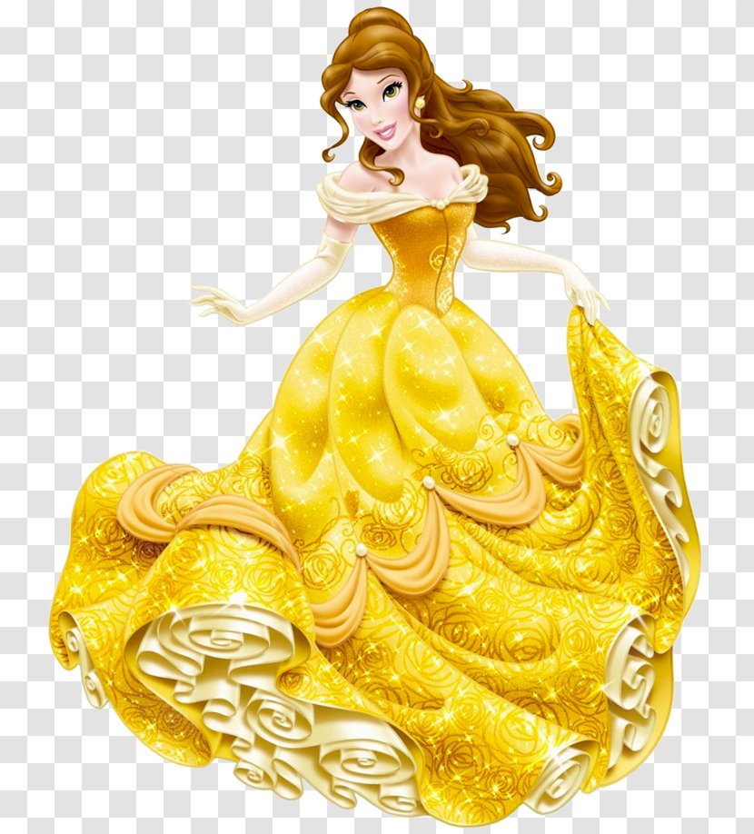 Belle Beauty And The Beast Disney Princess Rapunzel - Animation Transparent PNG
