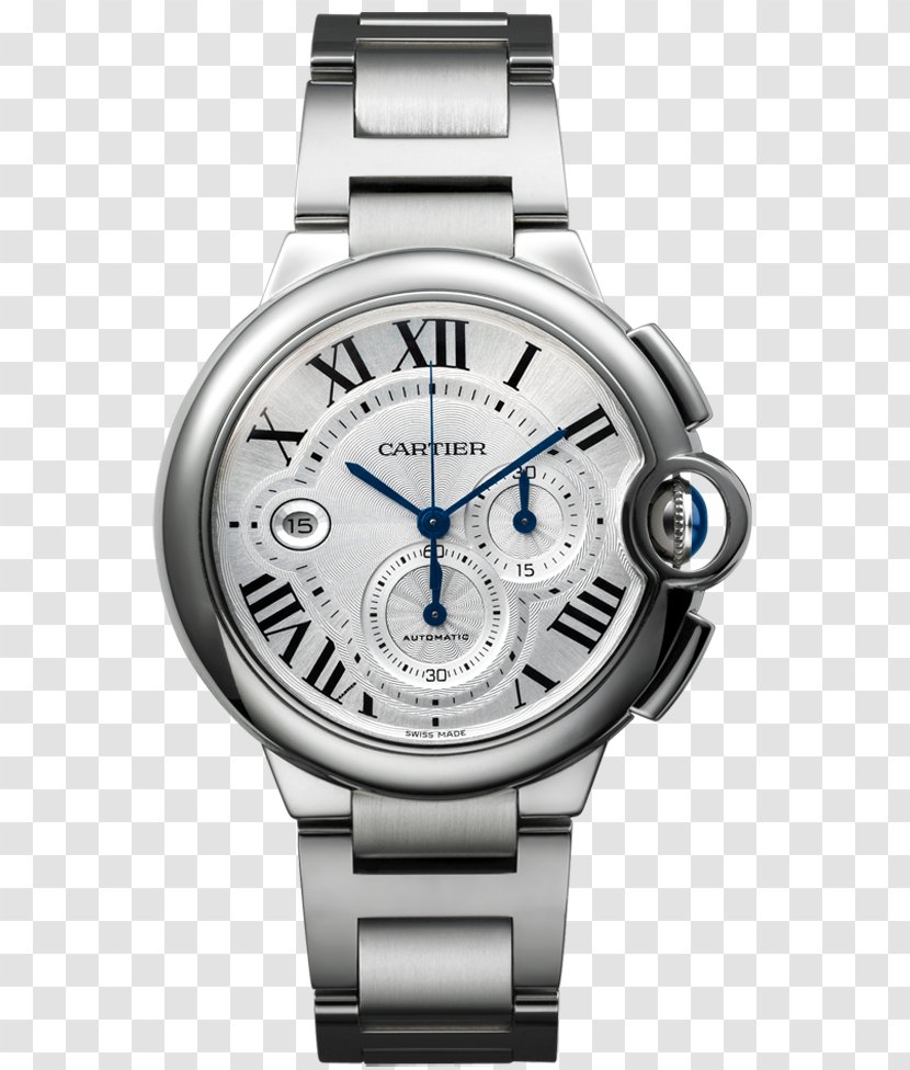 Cartier Ballon Bleu Watch Rolex Chronograph - Brand Transparent PNG