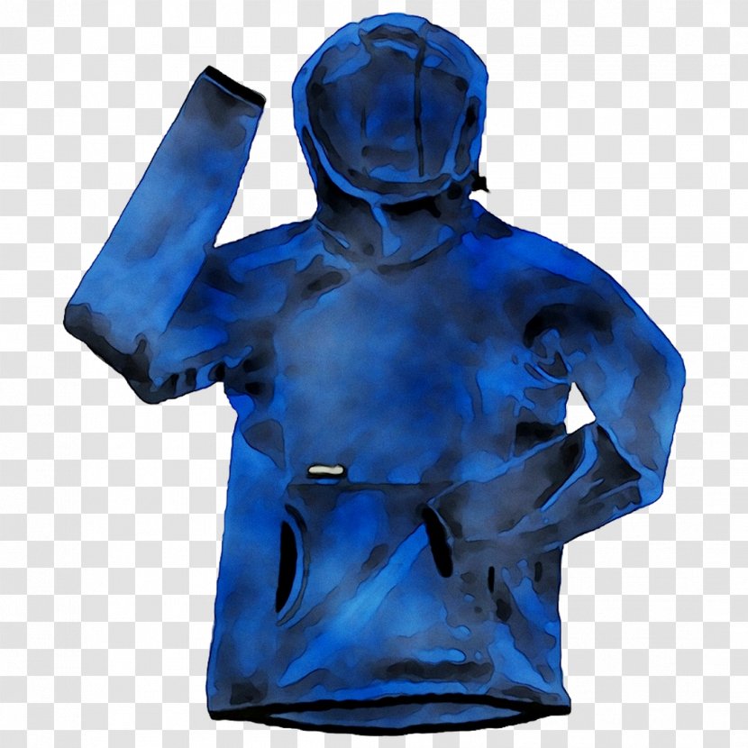 Sweatshirt Product - Raincoat - Electric Blue Transparent PNG