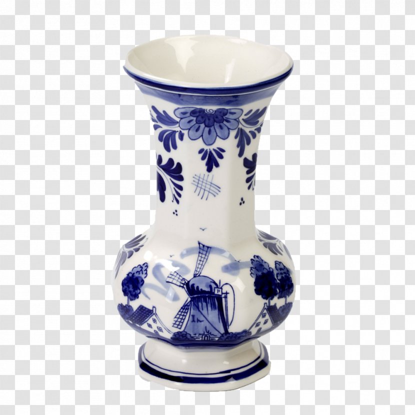 Vase Ceramic Blue And White Pottery Cobalt Porcelain - Decorative Vases Transparent PNG