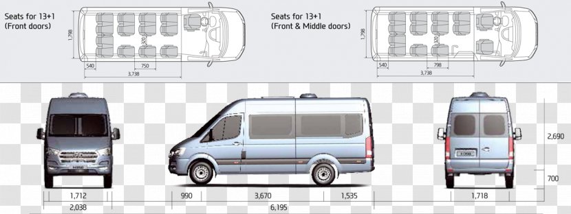 Hyundai H350 Van Car Motor Company - Chassis Transparent PNG