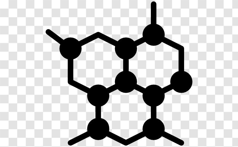 Cell Molecule Biology - Black And White - Biological Medicine Transparent PNG