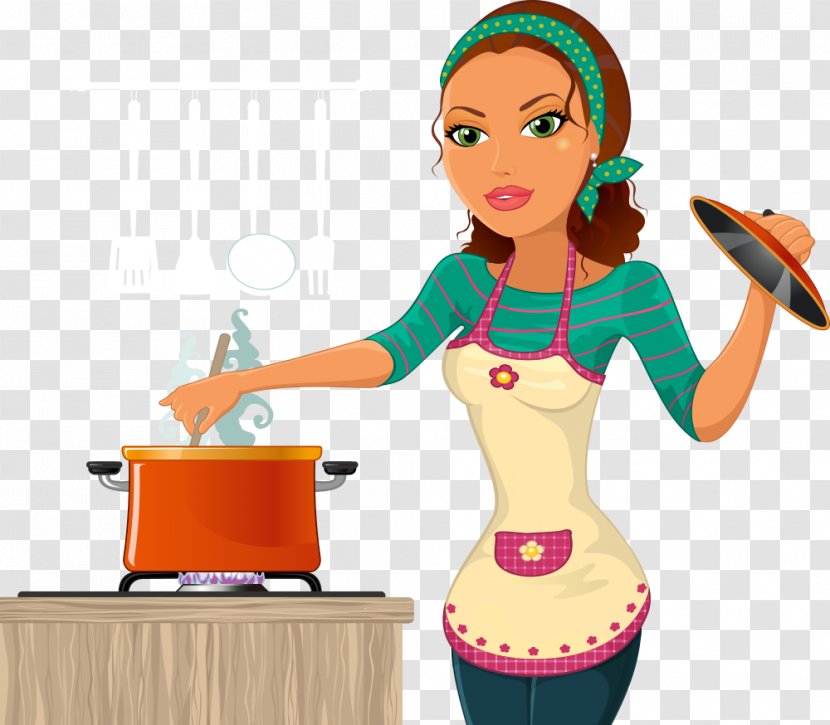 The Kitchen Cooking Chef Woman Clip Art - Tree - We Are Beauty Transparent PNG