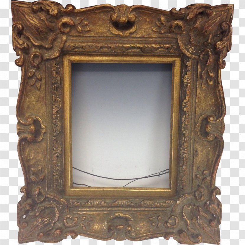 Picture Frames Antique Wood Carving Gilding Transparent PNG