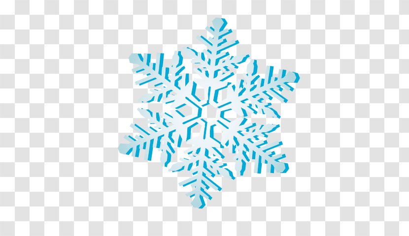 Christmas Day Snowflake Vector Graphics Image - Blue Transparent PNG