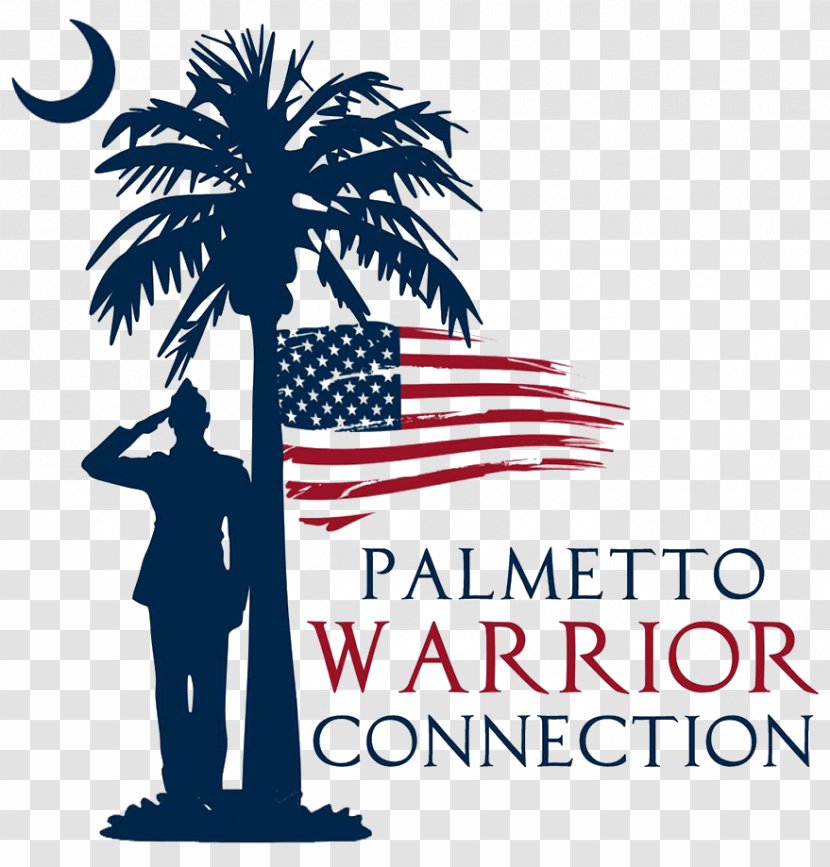 Palmetto Warrior Connection Training (North Charleston) Logo South Carolina Lowcountry - Tree - Sabal Palm Transparent PNG