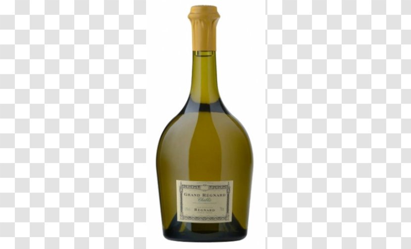 Champagne White Wine Regnard Chablis Region Chardonnay - Glass Bottle Transparent PNG