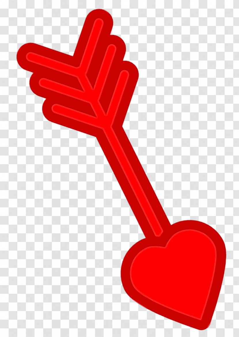 Red Clip Art Heart Finger Thumb - Gesture Transparent PNG