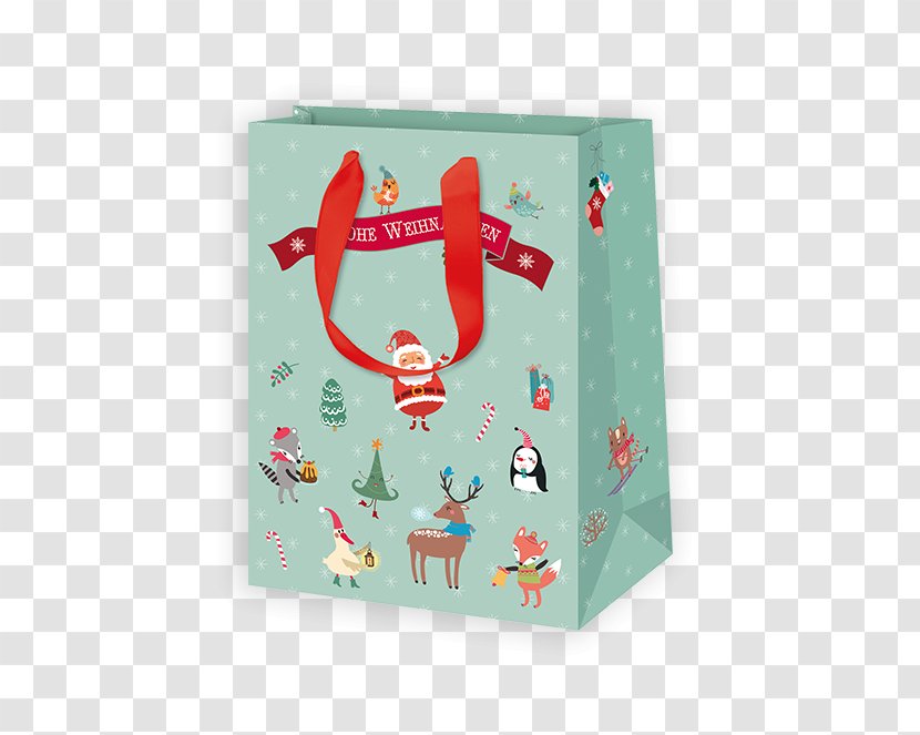 Paper Gift Wrapping Christmas Box - Publicity Card Transparent PNG