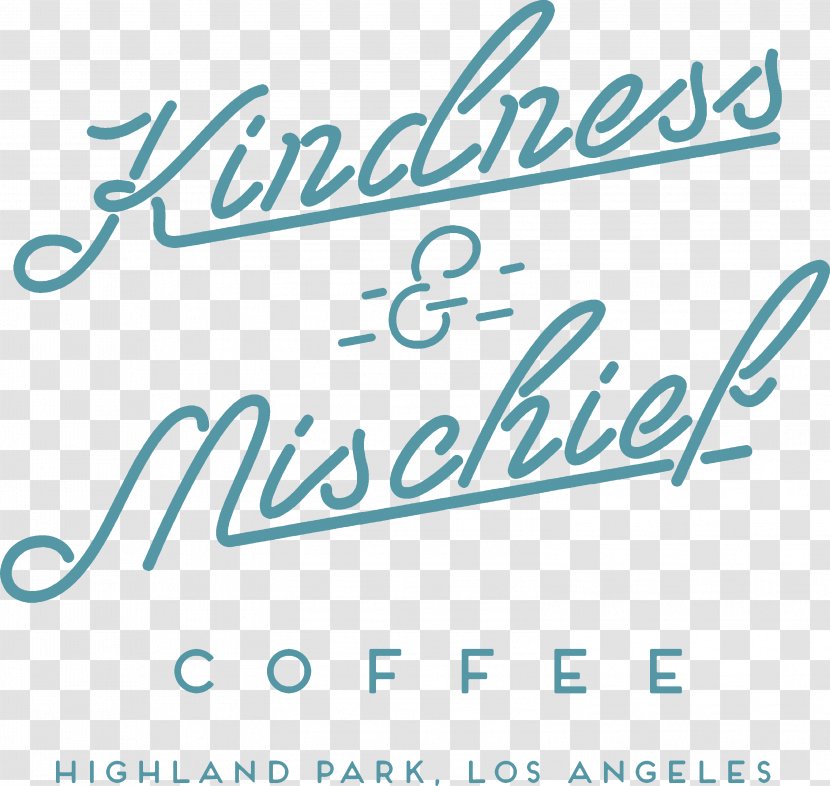Logo Brand Font Kindness & Mischief Coffee Line - Text Transparent PNG