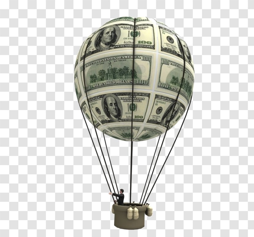Money United States Dollar Banknote Saving One Hundred-dollar Bill - Investment - Balloon Transparent PNG