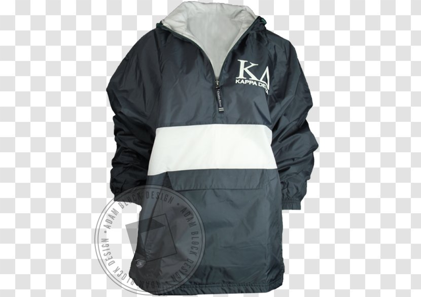 Hoodie T-shirt Clothing Windbreaker Sweater - Kappa Delta - Letterman Jacket Illustration Transparent PNG