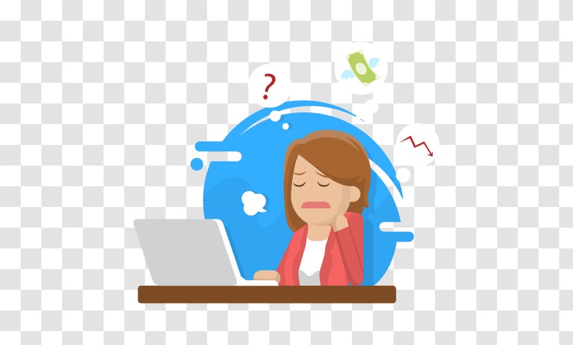 Occupational Stress Job Love Marketing Career - Role - Postgraduate Cartoon Struggling Transparent PNG