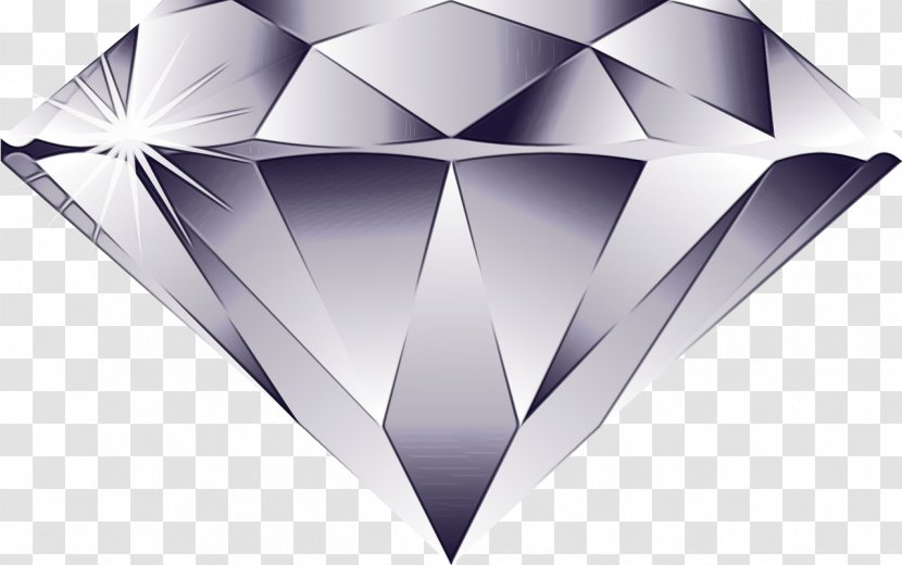 Diamond Gemstone Animation Symmetry Triangle - Crystal Jewellery Transparent PNG