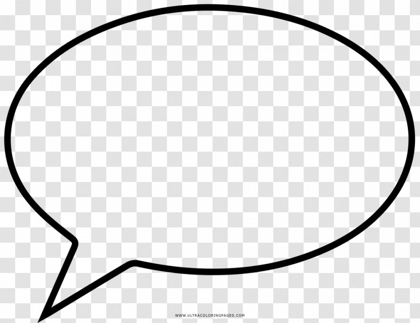 Coloring Book Drawing Speech Balloon Black And White Clip Art - Area Transparent PNG