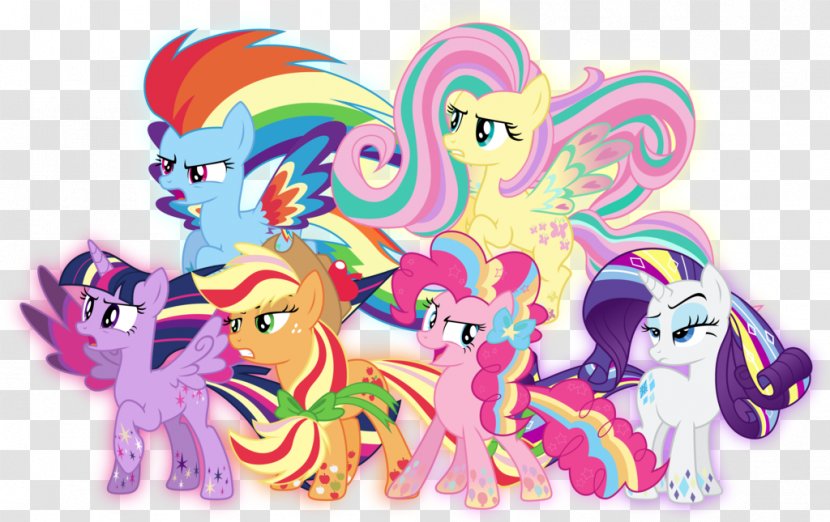 Pony Twilight Sparkle Rarity Applejack Pinkie Pie - My Little Transparent PNG