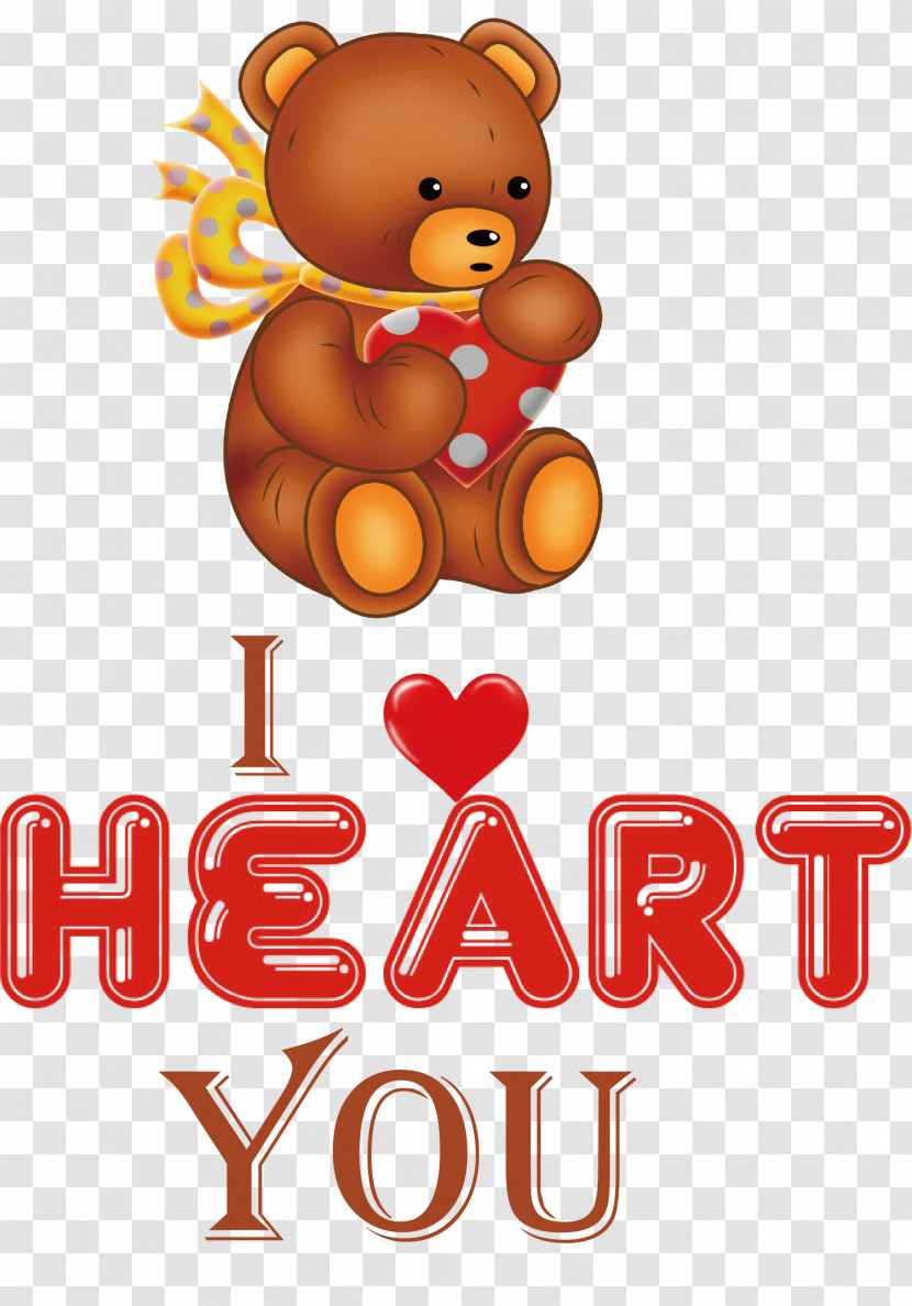 I Heart You I Love You Valentines Day Transparent PNG