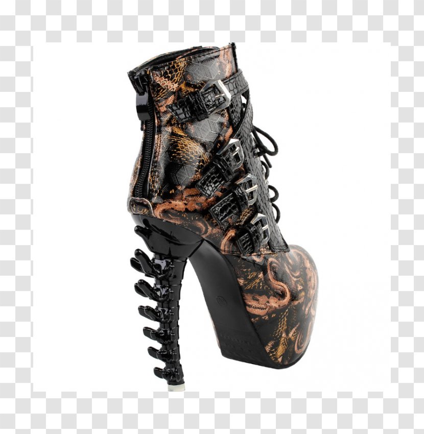 High-heeled Shoe Fashion Boot Peep-toe - Hightop Transparent PNG