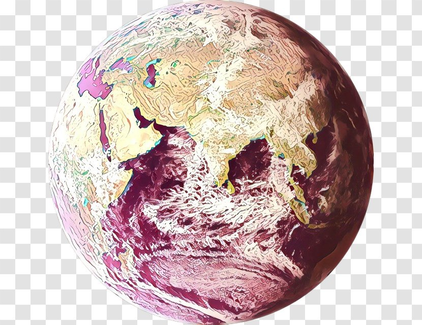 Earth Planet World Globe Sphere - Cartoon - Astronomical Object Transparent PNG