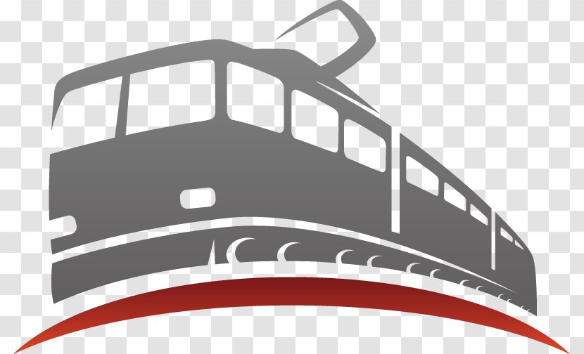Train Rail Transport Logo Silhouette - Railroad Transparent PNG