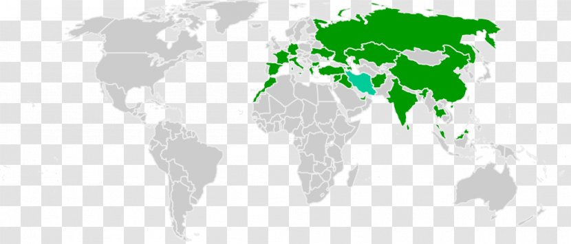 World Map Robinson Projection Scale - Country - Mahan Air Transparent PNG