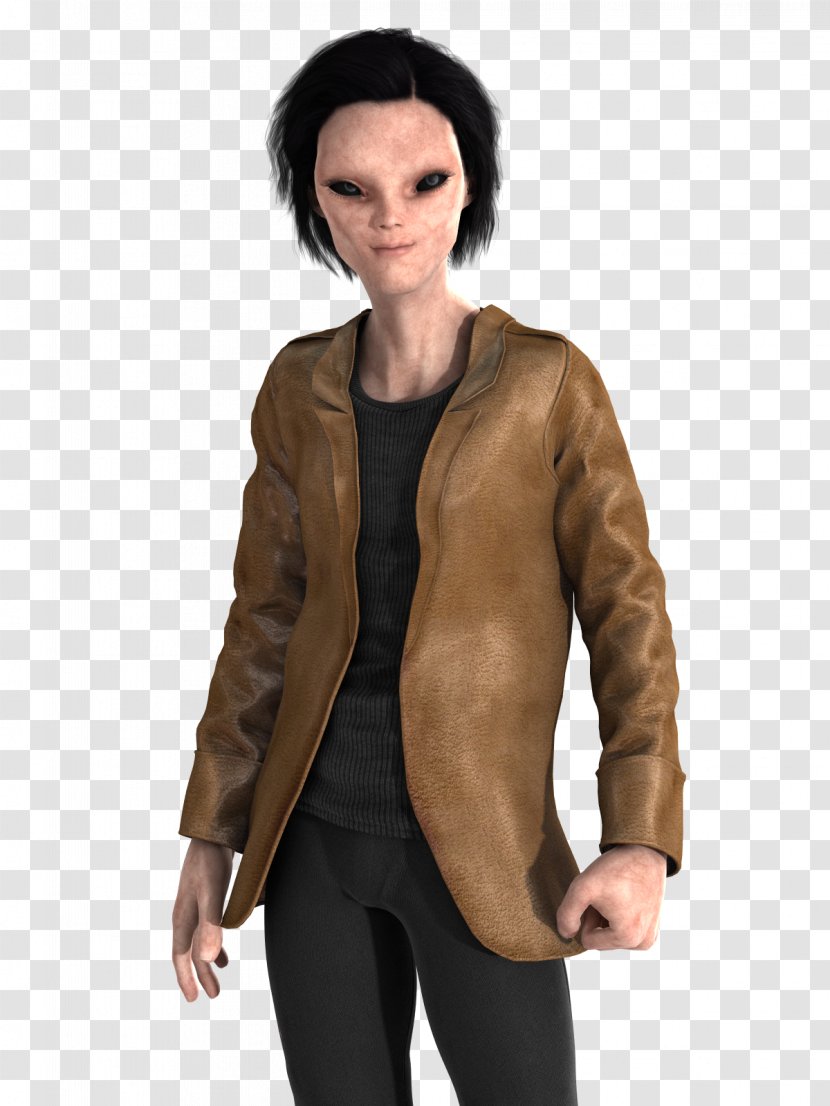 Leather Jacket Blazer Transparent PNG