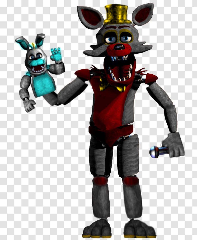 Five Nights At Freddy's 2 Freddy Fazbear's Pizzeria Simulator Fredbear's Family Diner Animatronics Jump Scare - Figurine - RED Fox Transparent PNG