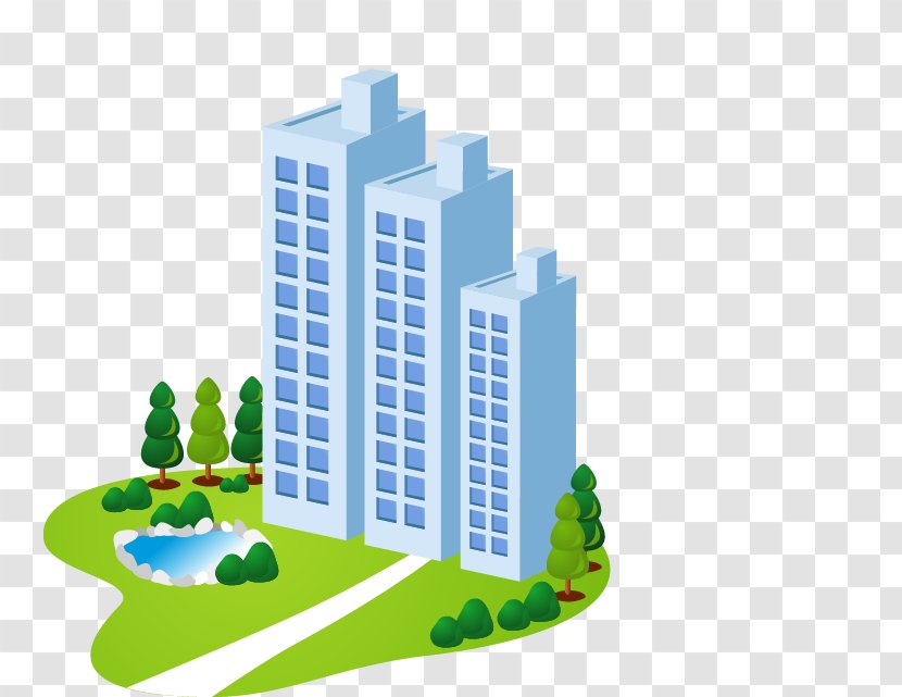 Green Building Architecture Infographic - Cartoon - Construction Of Buildings Transparent PNG