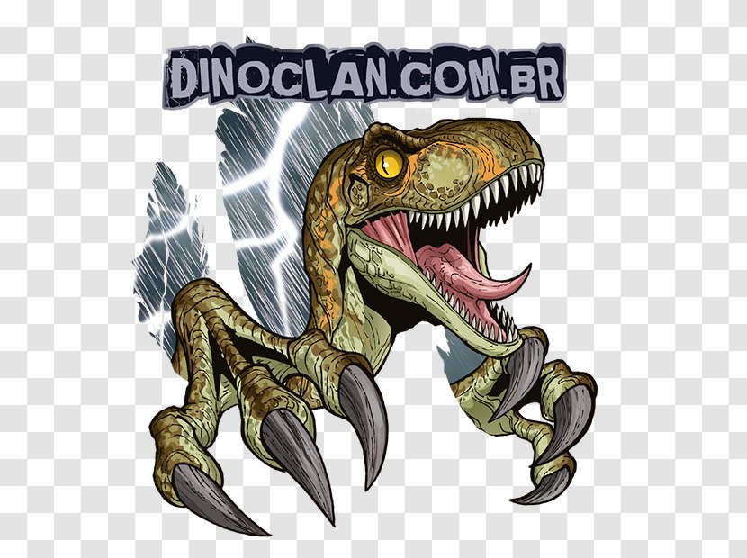Velociraptor Tyrannosaurus Legendary Creature Extinction - Raptors Logo Transparent PNG
