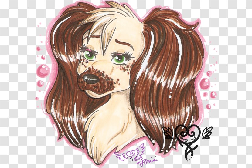 Artist Dog Digital Art - Brown Hair Transparent PNG