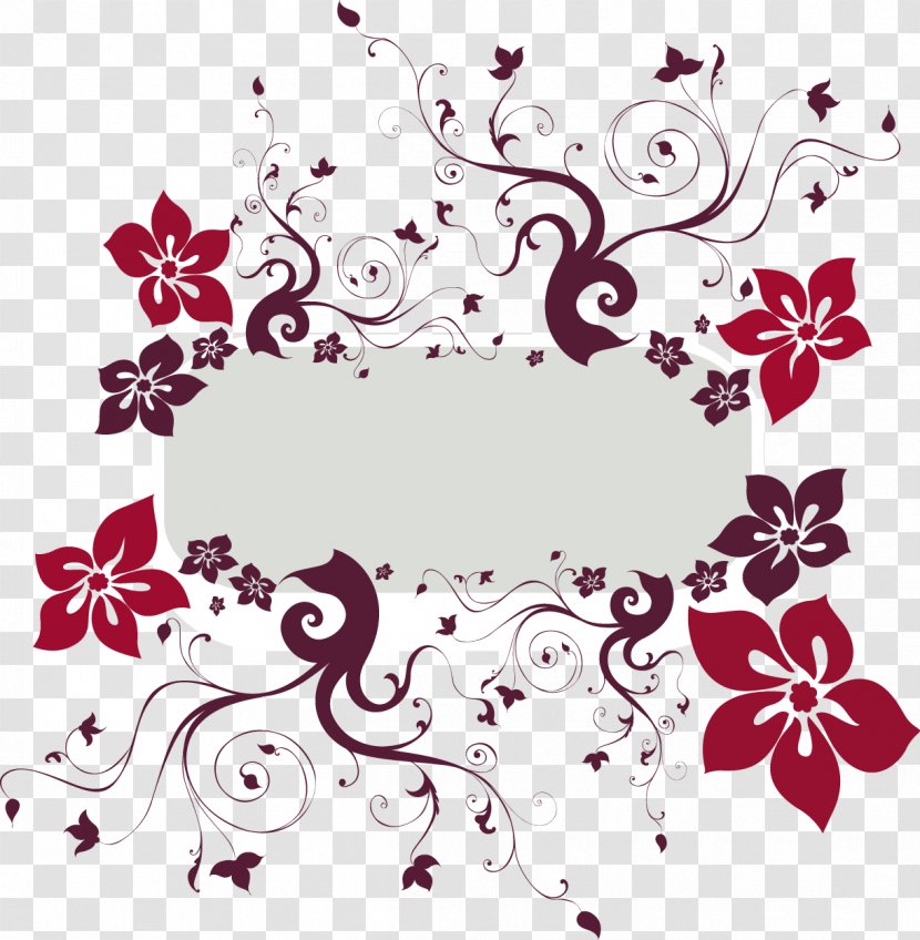 Euclidean Vector Drawing Design Art Image - Flower - Beaut Background Transparent PNG