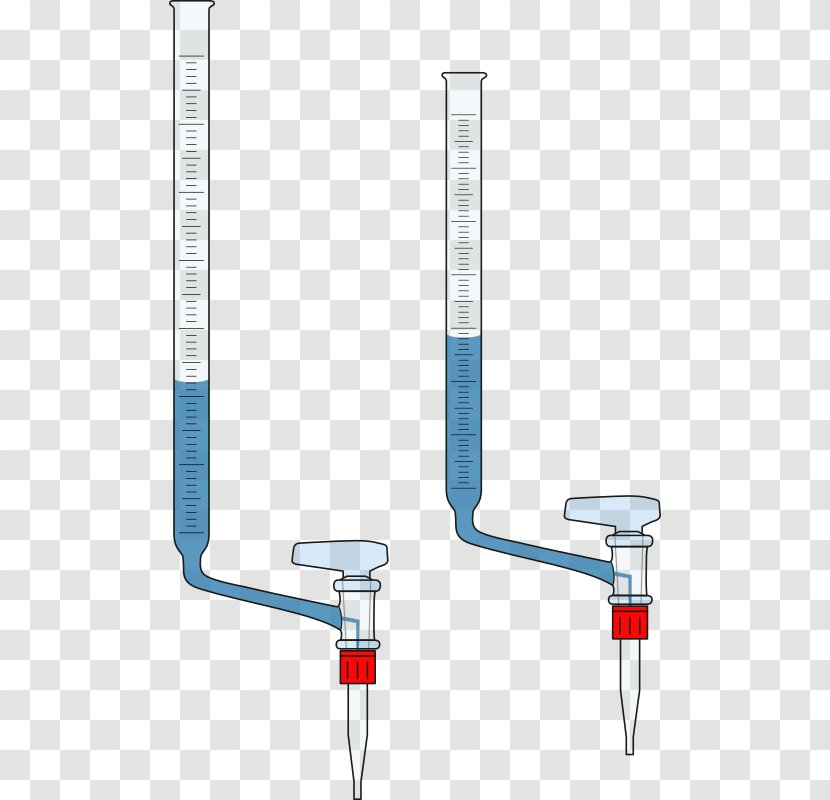 Burette Titration Liquid Meniscus Clip Art - Beaker - Buret Cliparts Transparent PNG