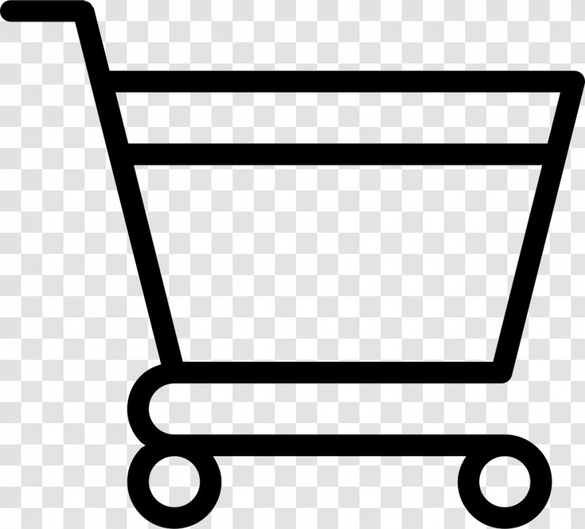 E-commerce Product Logistics - Black And White - Shopping Cart Font Transparent PNG