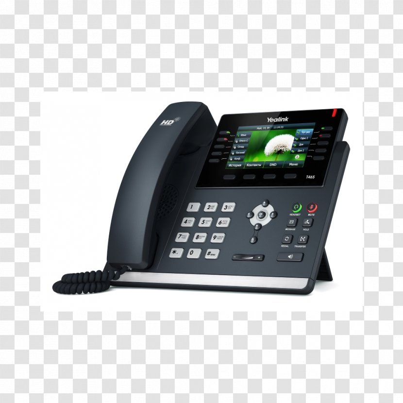 VoIP Phone Voice Over IP Yealink SIP-T23G Telephone Session Initiation Protocol - Ip - Voip Transparent PNG