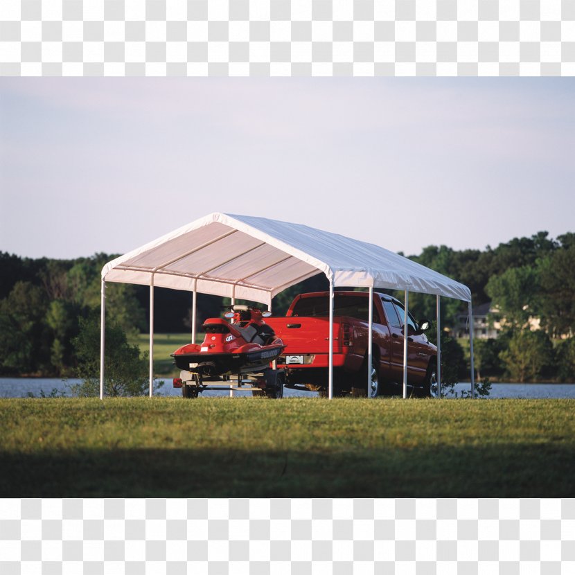 ShelterLogic Ultra Max Canopy Tarpaulin Carport - Snap Fastener Transparent PNG